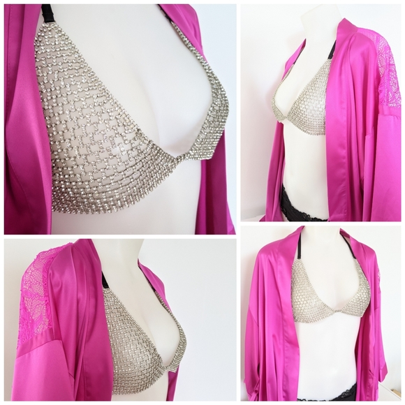 Luxury Crystal Swarovski Bra Collabs W/ La SENZA